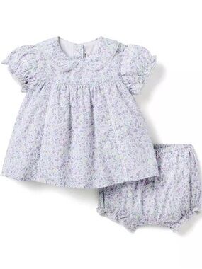 Janie and Jack Baby Ditsy Floral Matching Set 3-6 months